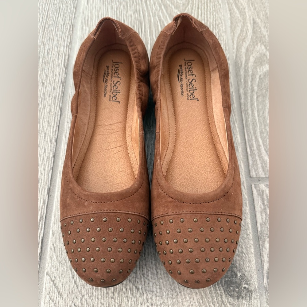 Josef Seibel Studded Ballet Flats Women's Size 9 / EU 40